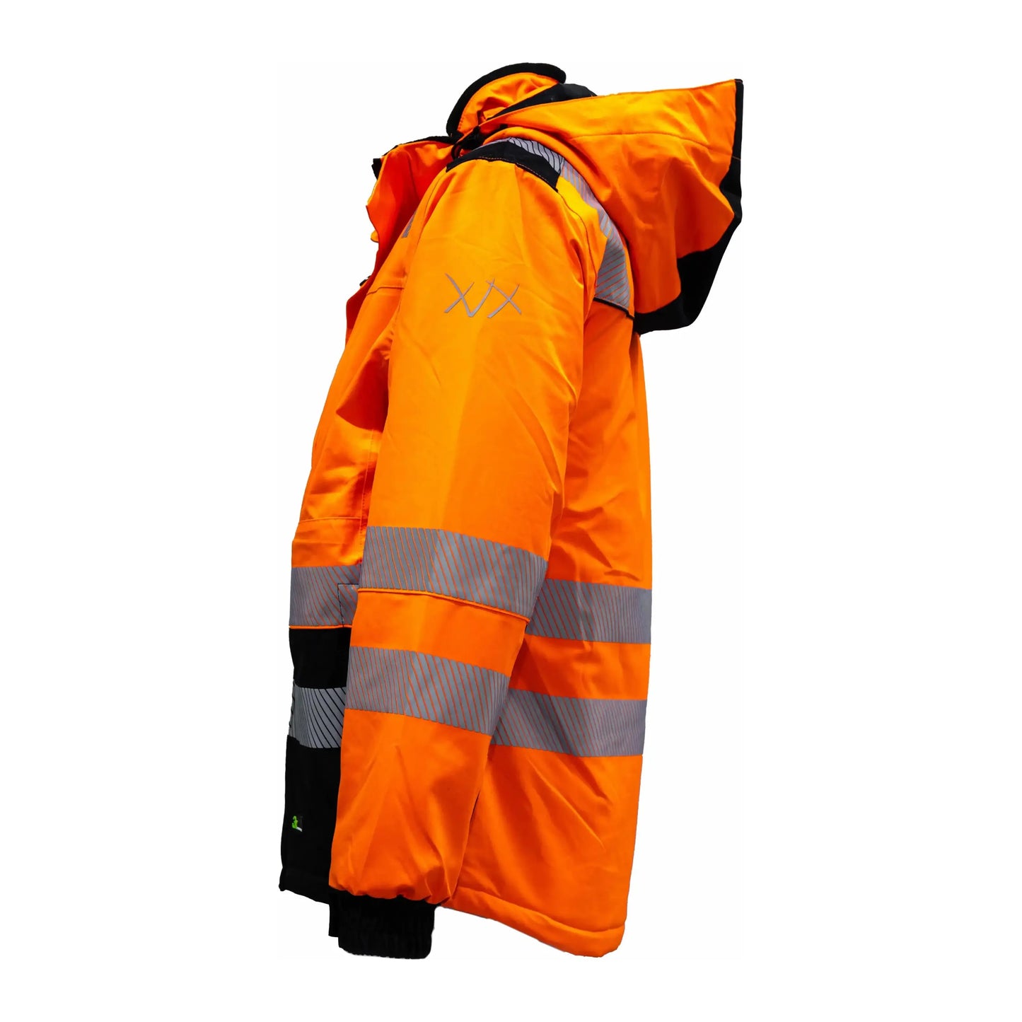 3X. Tor Unisex Jakke Foret Fluoriserende EN20471 kl3 Oransje/Sort