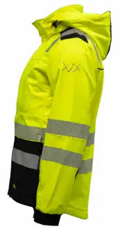 Tor Unisex Softshelljakke - EN20471 kl3 Gul/Sort