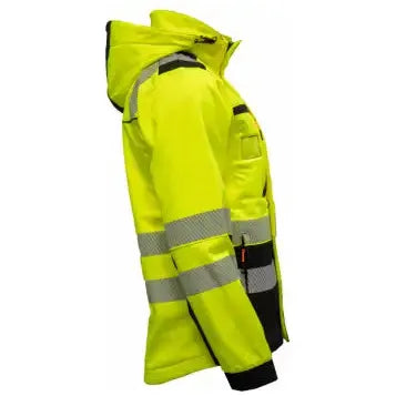 Tor Unisex Softshelljakke - EN20471 kl3 Gul/Sort