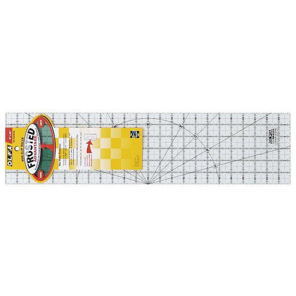 Olfa QR-6x24 Mønster lineal NonSlip