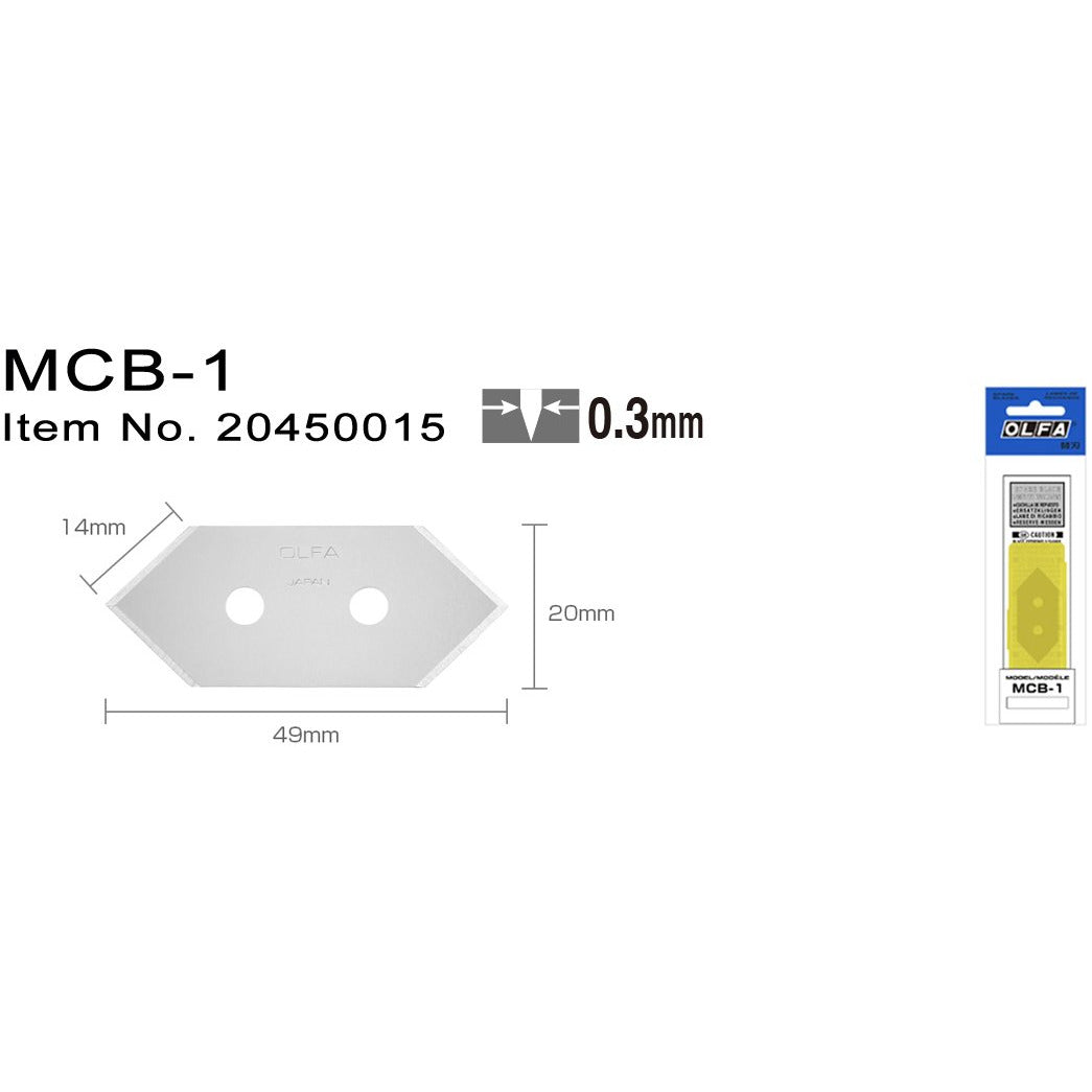 MCB-1 Knivblad 5 pk.