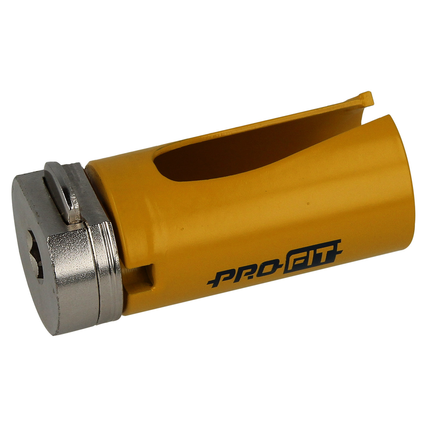 "Profit hullsag HM 35mm x L58mm med hardmetallspiss og integrert adapter, designet for presise hull i treverk med minimal støvdannelse og ingen misfarging."