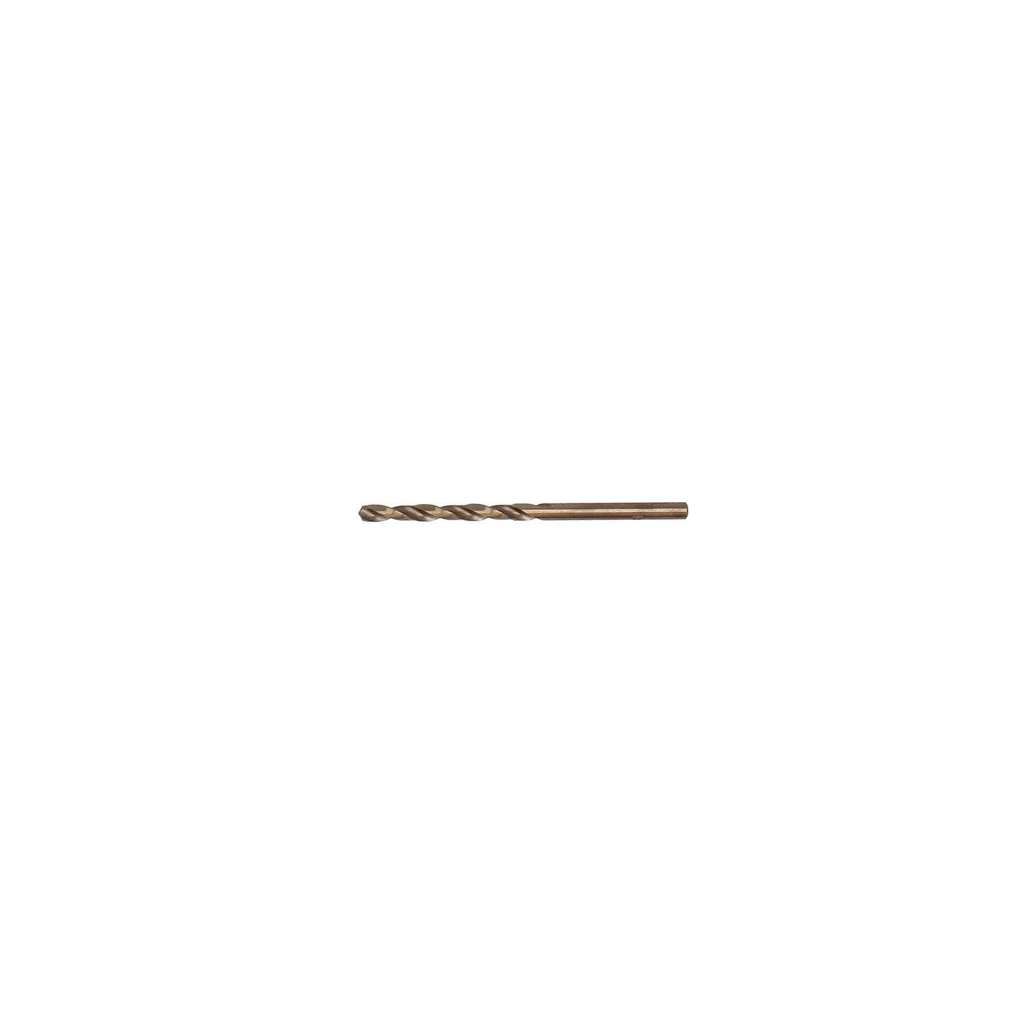 "Tecos HSS Cobalt drill bit 4.2x75 mm in a box of 10, designed for high performance in hard materials, featuring a 135° split point for efficient chip removal and made from M35 steel with 5% cobalt."