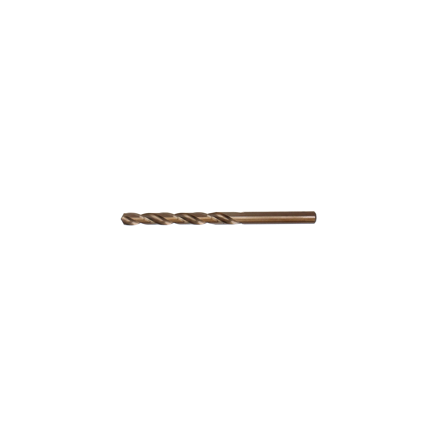 "Tecos HSS Cobalt drill bit 6.5x101 mm in a box of 10, featuring a high-quality split point and 135° grind for efficient chip removal and performance in hard materials, ideal for both stationary and handheld machines."