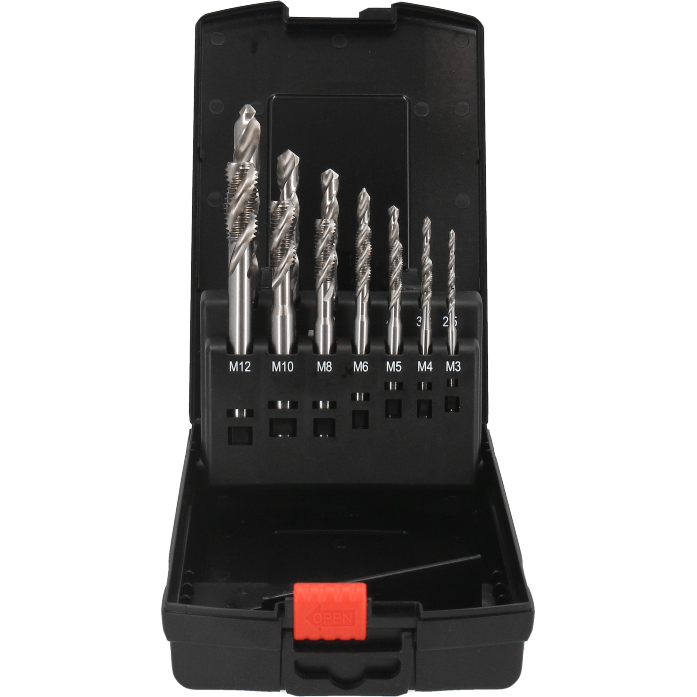 Tecos Gjengesett HSS + Bor sett M3-M12