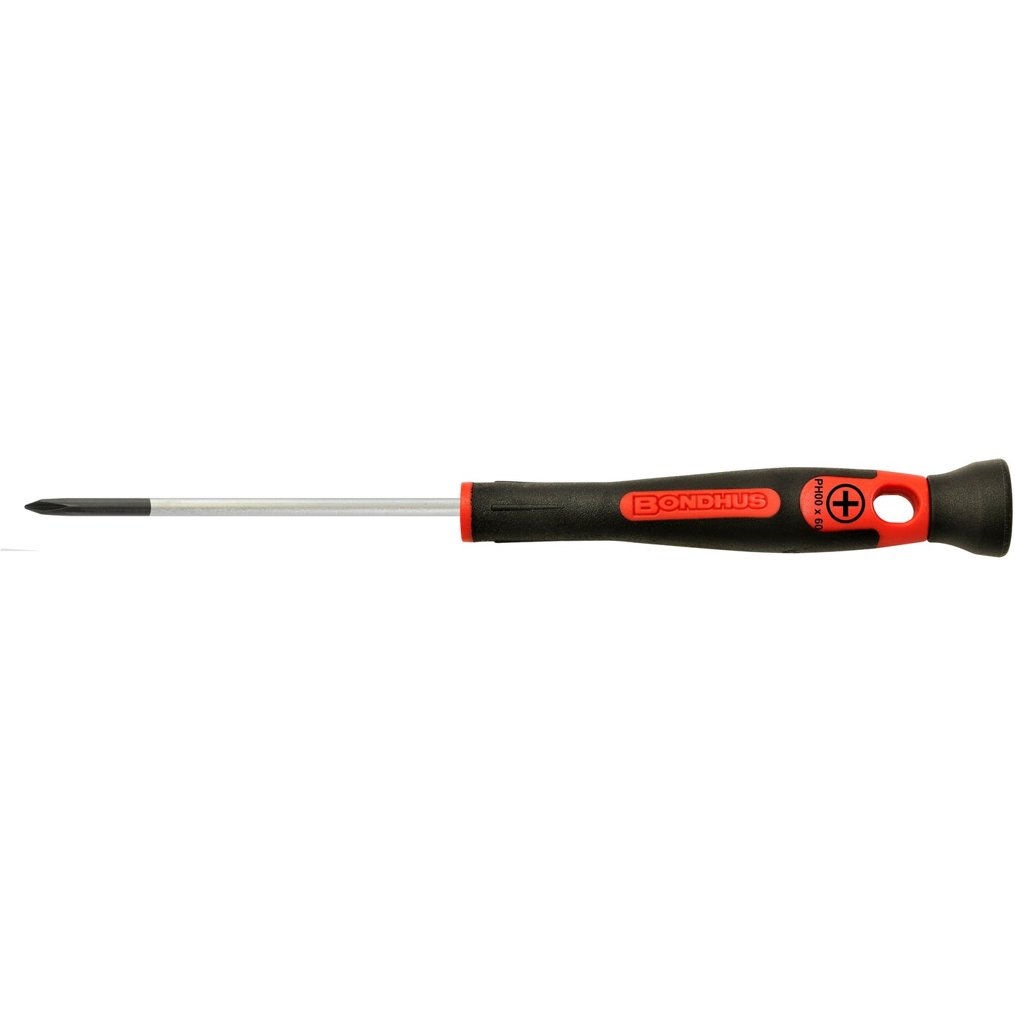"Bondhus presisjonsskrutrekker PH1x L200mm med ergonomisk håndtak og slitesterk CrMo-stål klinge, ideell for presise arbeidsoppgaver."