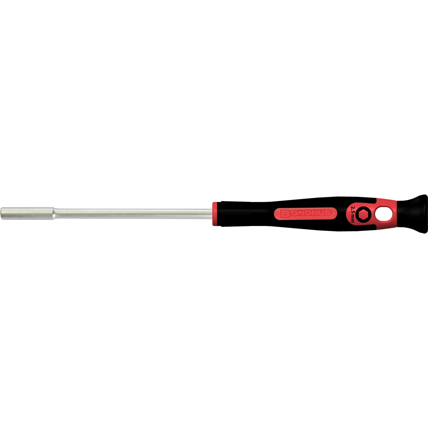 "Pipe skrutrekker 3,5x L80mm med ergonomisk design, CrMo-stål klinge og roterbart håndtak, ideell for presise oppgaver."