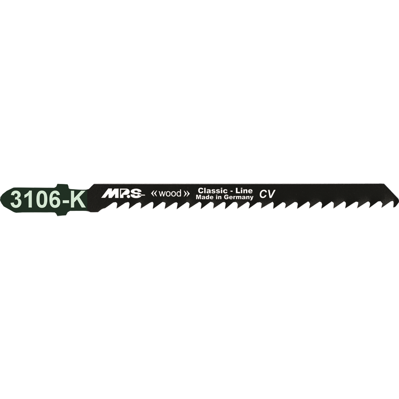 MPS Stikksagblad 3106-K, 5 stk. 100 mm CrV 8 tpi
