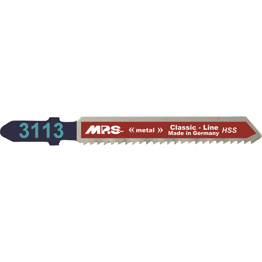 MPS Stikksagblad 3113, 5 stk. 75 mm HSS 12 tpi
