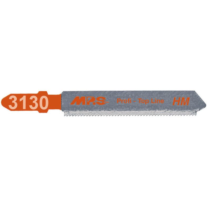 MPS Stikksagblad 3130, 85 mm HM 24 tpi, pakke med 3 stk, høykvalitets stikksagblad for kutting av rustfritt stål med hardmetalltenner for presise og rette kutt.