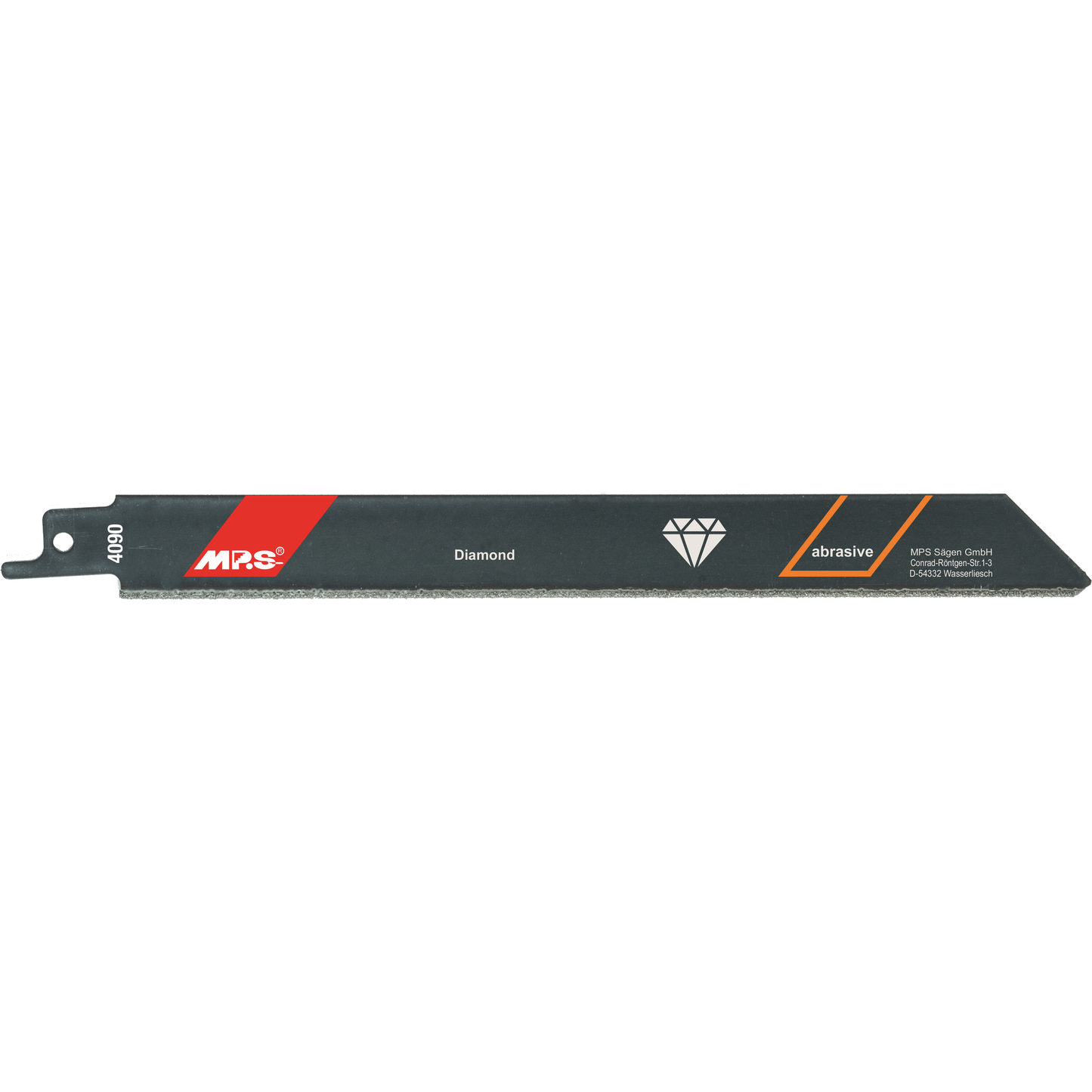 MPS Bajonettsagblad 4090, 200 mm diamantbelagt sagblad for presise kutt i støpejernsrør, med høy ytelse og holdbarhet, ideell erstatning for Bosch S 1050 RD.