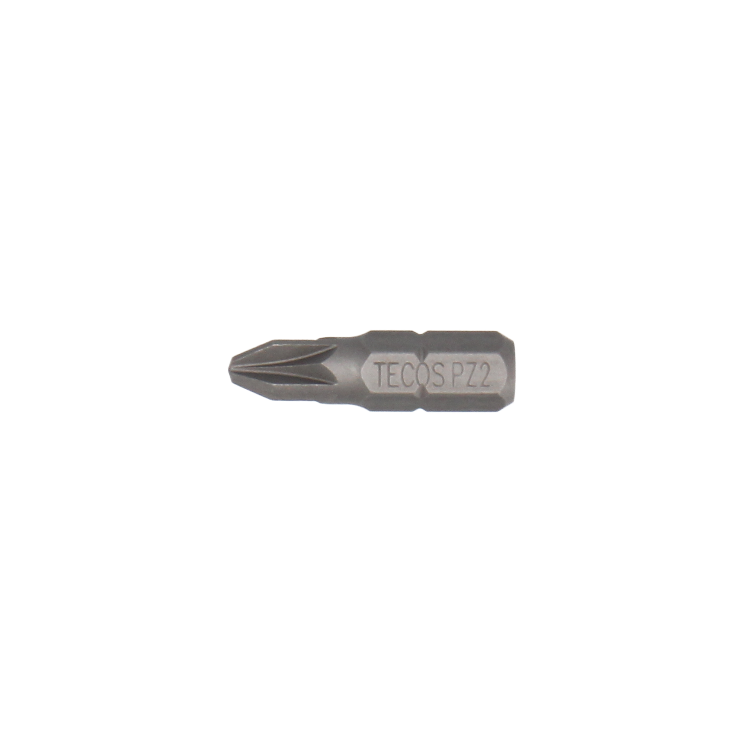 Tecos PZ Bits PZ2 25 mm - 10 stk, laget av industrielt stål for holdbarhet, med optimalisert PZ-profil for perfekt passform og livstidsgaranti, ideelle for profesjonell og hobbybruk.