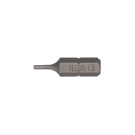 Tecos Hex  Bits - 1,5 × 25 mm - 3 stk.
