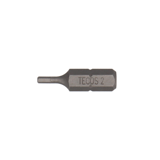 Tecos Hex Bits - 2,0 × 25 mm - 10 stk.