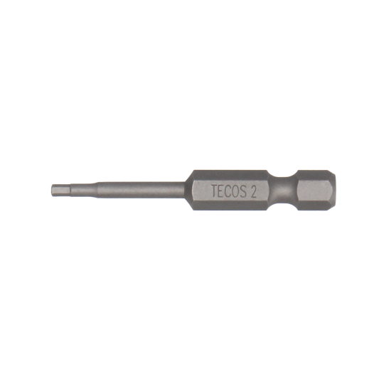 Tecos Hex Bits - 2,0 × 50 mm - 3 stk.
