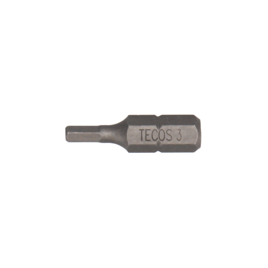 Tecos Hex Bits - 3,0 × 25 mm - 3 stk.