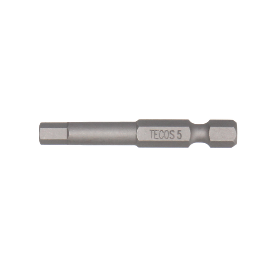 Tecos Hex  Bits - 5,0 × 50 mm - 10 stk.