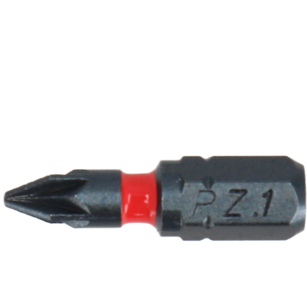 Tecos Impact PZ Bits PZ1 × 25 mm - 3 stk.