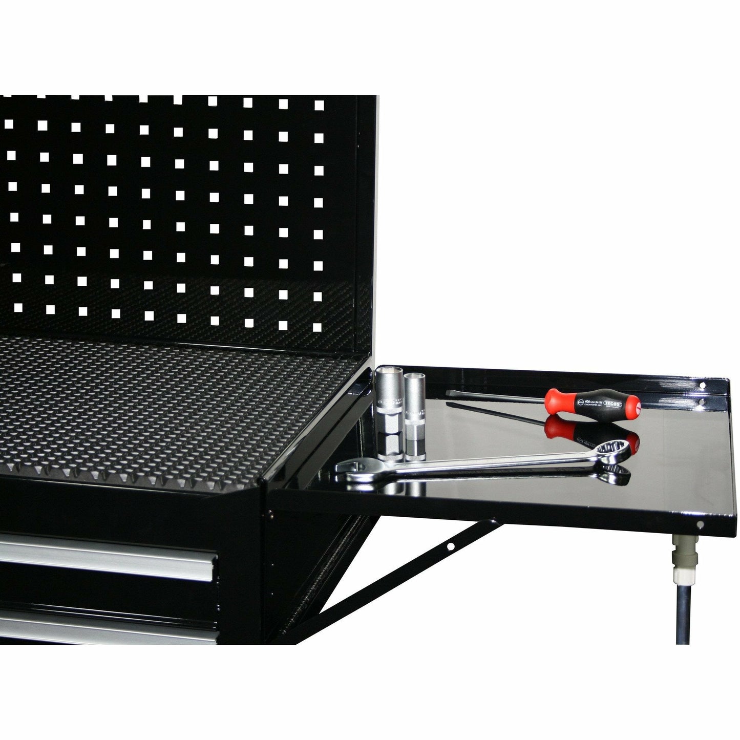 Sidehylle til Tecos verktøyvogn