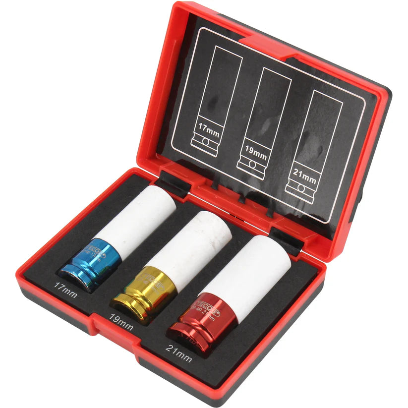 Tecos Hjulpipesett 1/2" 3deler