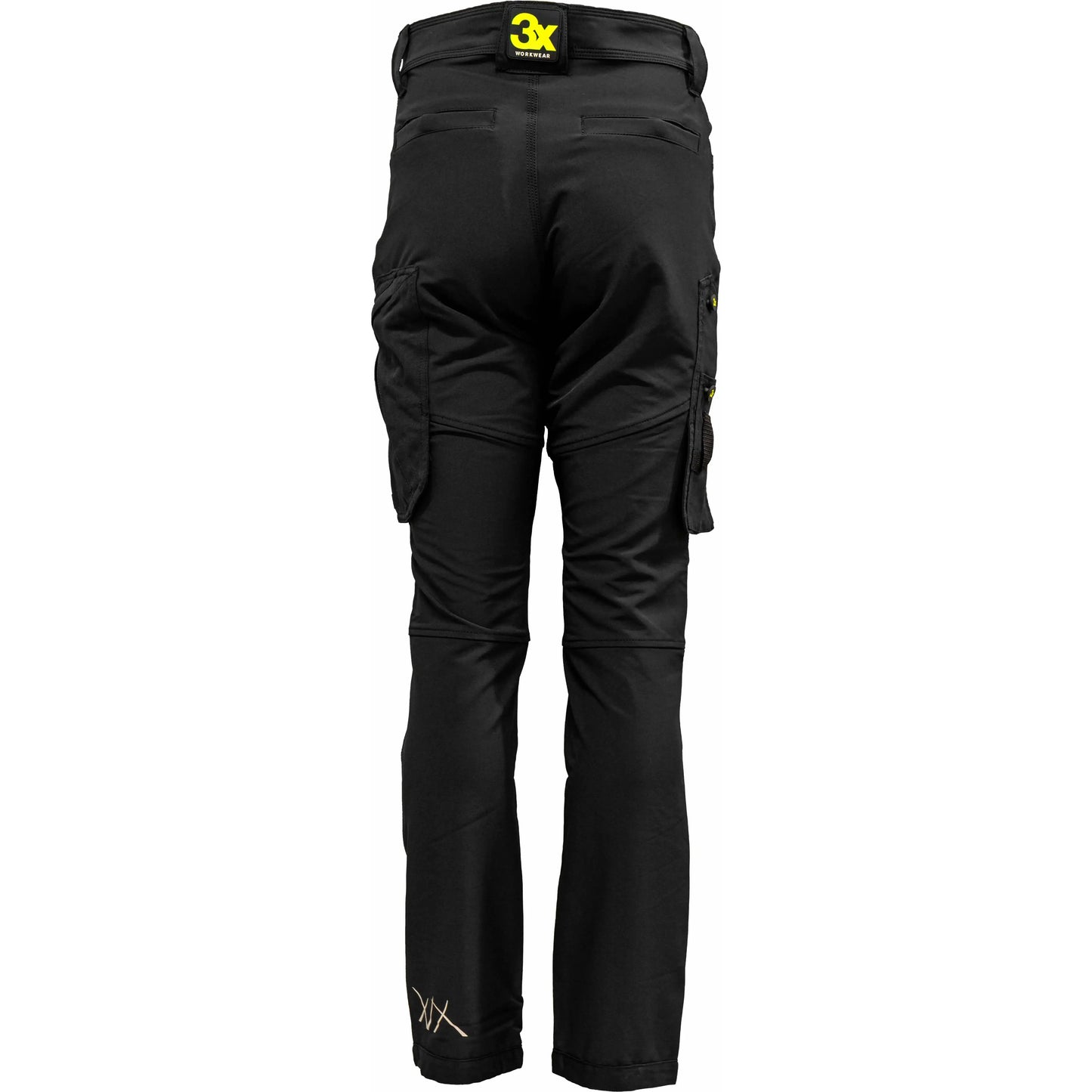 3X. Pizol Bukse Uforet Korte ben, med knelomme Softshell Sort