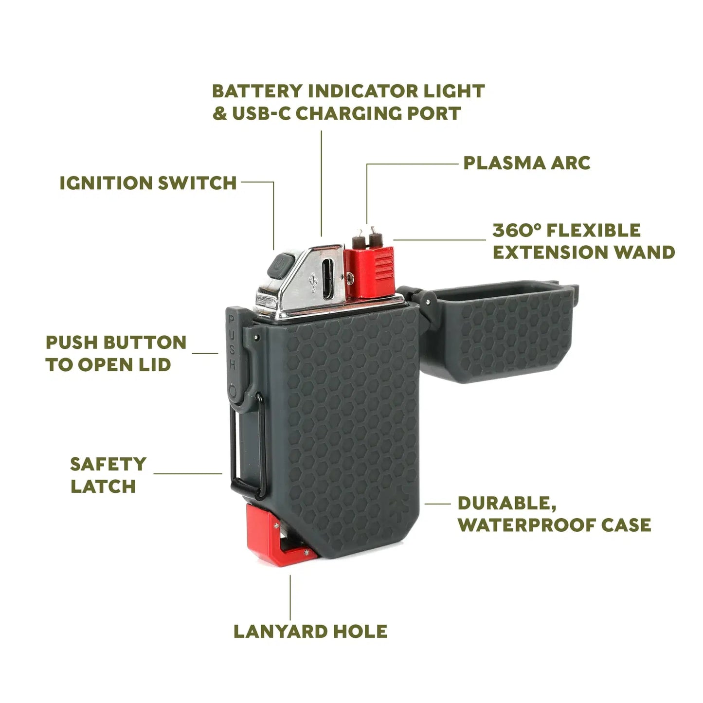 SwissTech Zünden – Oppladbar lighter