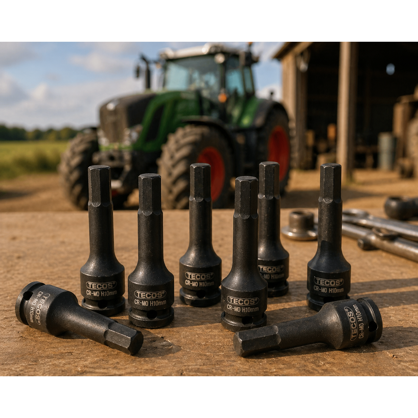 Detaljbilde av Tecos Kraftpipe Hex 1/2" som viser finish, dimensjoner og bruksområde i praktisk arbeid. Dette er en solid kraftpipe laget for profesjonell bruk innen verksted, industri og tungt arbeid. Relevante søkeord inkluderer Kraftpipe, kraft hex, kraftpipe, kraftpipe unbrako, nyheter, presisjon, profesjonelle verktøy, verkstedutstyr og NextPro.