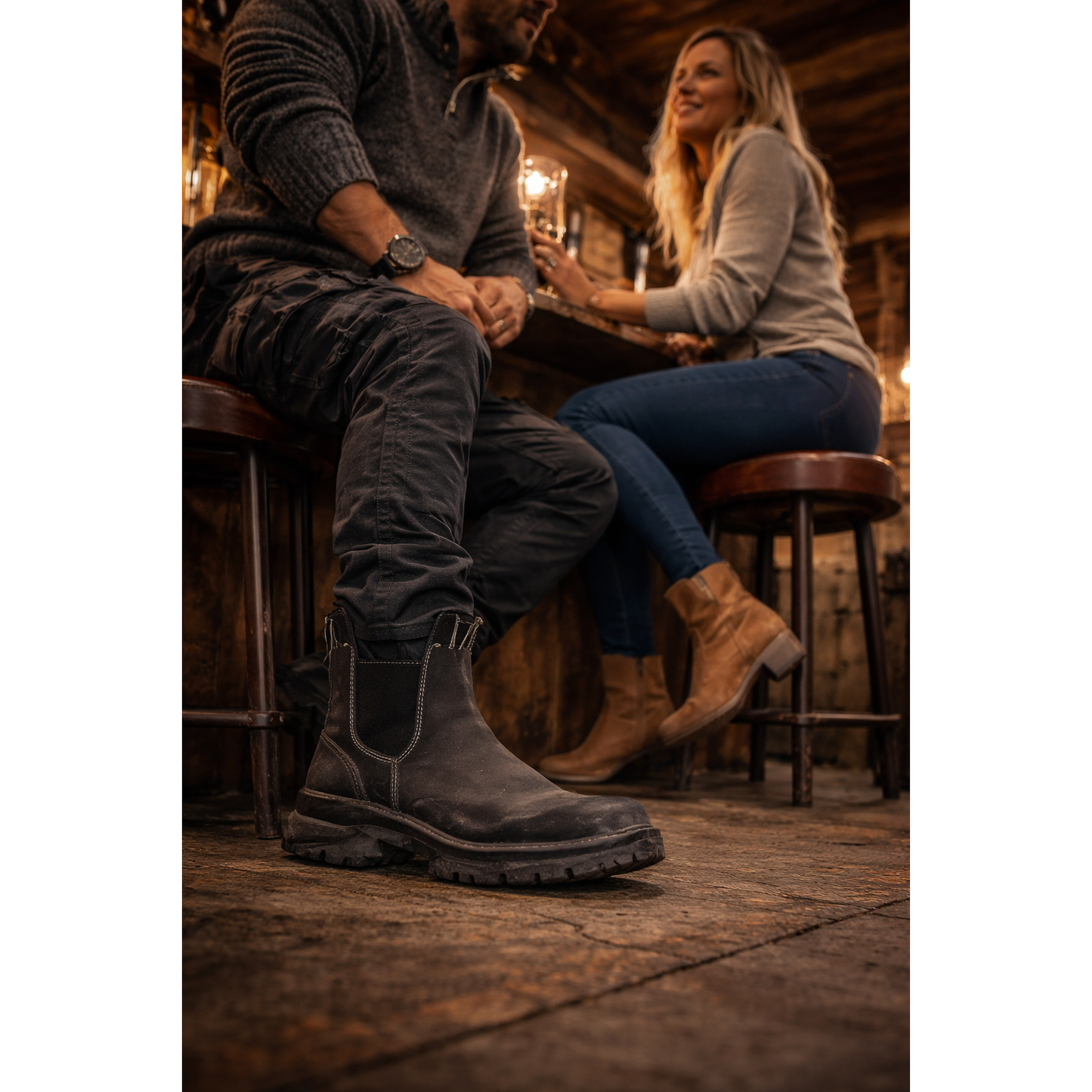 BLUNDSTONE 910 Sort vernesko