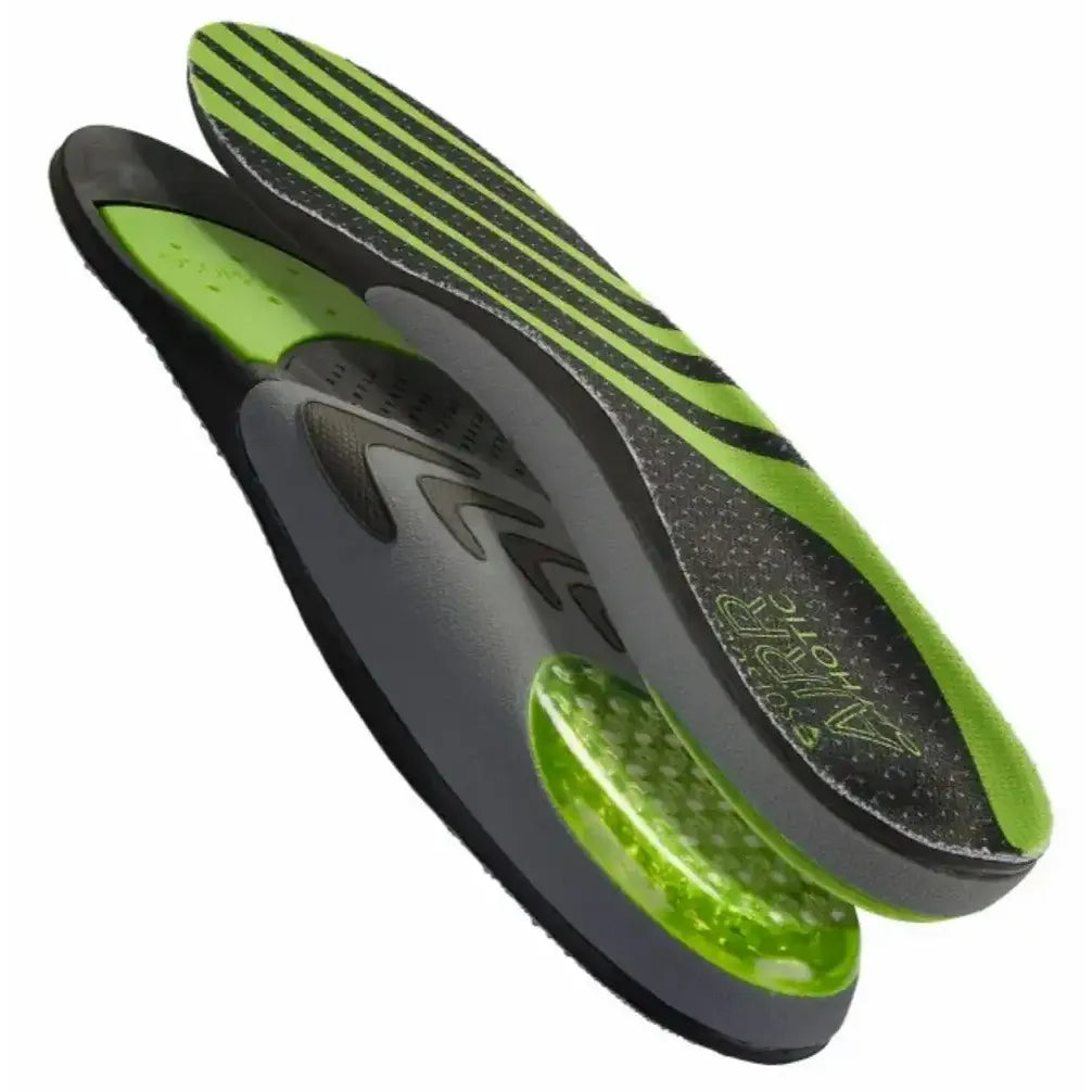 Alternativ vinkel av Såle Air Orthotic Sofsole som gir bedre oversikt over produktets utforming og kvalitet. Air Orthotic innleggssåle fra Sof Sole er utviklet for deg som trenger ekstra støtte til foten og fotbuen. Relevante søkeord inkluderer Innleggssåle, 3x, Arbeidssko, Arbeidstøy, Sko, vernesko, profesjonelle verktøy, verkstedutstyr og NextPro.