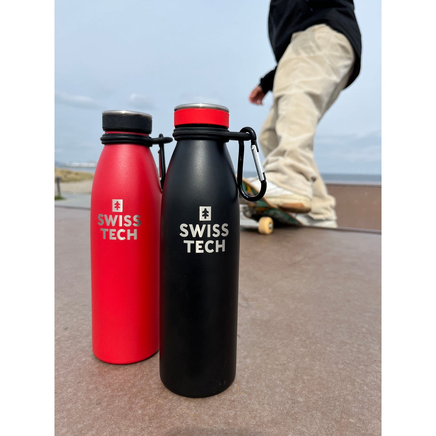 Swisstech Drikkeflaske 500 ml - Sort