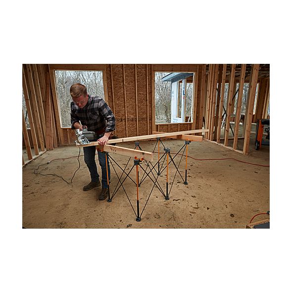 Centipede 61 cm x 122 cm x 76 cm enhet, 4 X-kopper, 2 tvinger, bærenett. Arbeidsbord