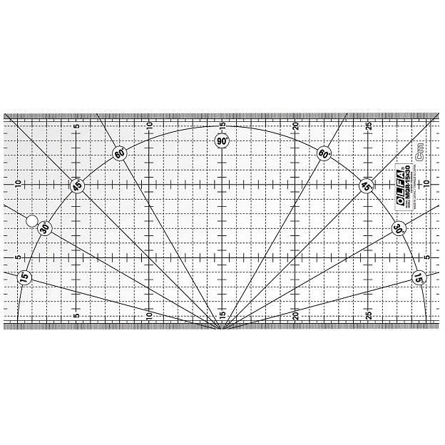 Olfa MQR-15X60 Mønsterlineal