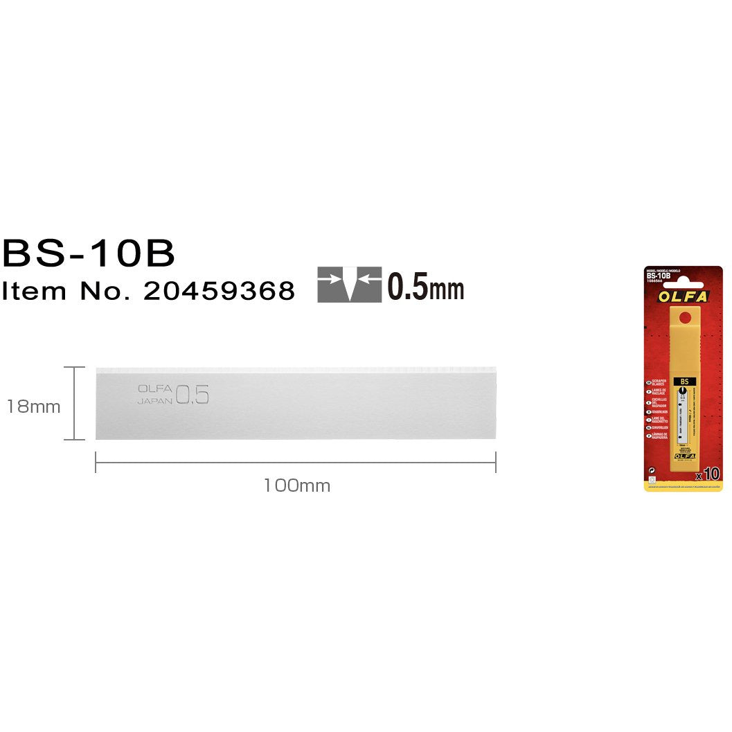 Olfa BS-10B Skrapeblad Faste