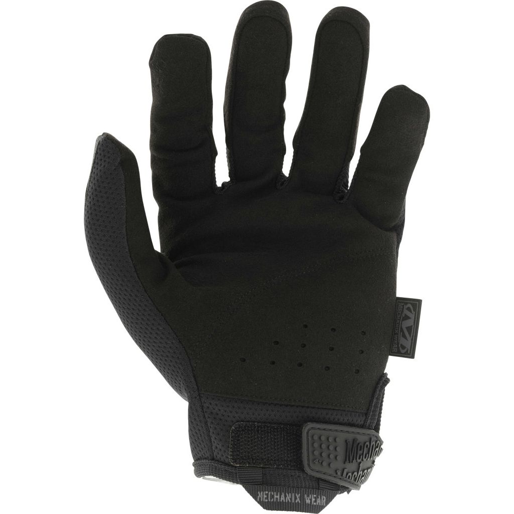 Detaljbilde av Mechanix The Original Covert arbeidshanske som viser finish, dimensjoner og bruksområde i praktisk arbeid. Hansken som startet alt®, redefinert for militære og politifolk. Relevante søkeord inkluderer Arbeidshansker, 3x, 3X Workwear, allround, allround hansker, arbeidshanske, profesjonelle verktøy, verkstedutstyr og NextPro.
