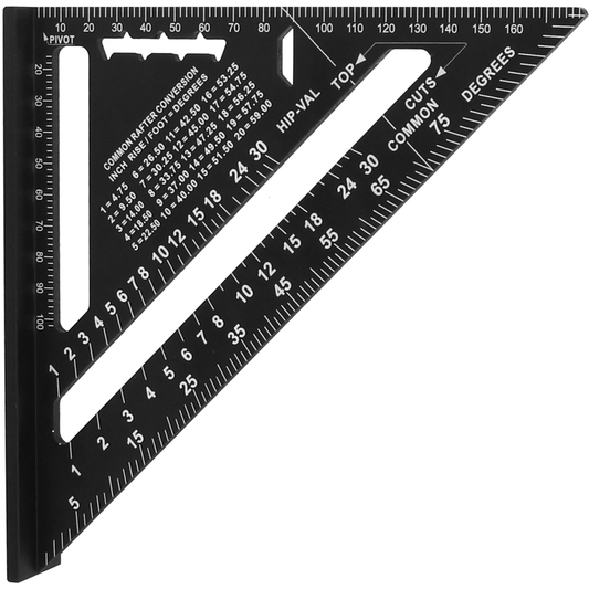 Tecos  Hurtigvinkel, alu 180 mm