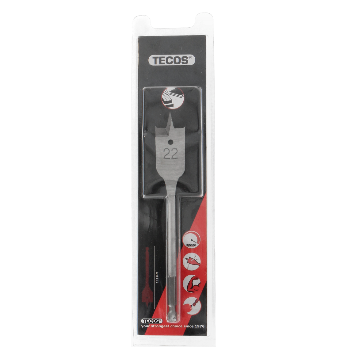 Tecos Trebor flat 22x152mm