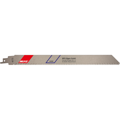 MPS Bajonettsagblad 4175, 300 mm HM 8 tpi Karbid, ideelt for kutting av rustfritt stål, tunge stålprofiler og støpejern, perfekt for profesjonelle håndverkere og DIY-entusiaster.