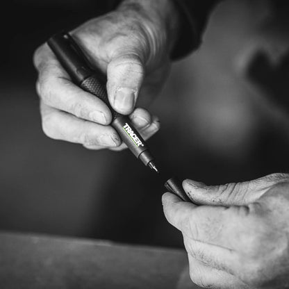Permanentmarker med ultrafin/fin dobbeltspiss – Svart