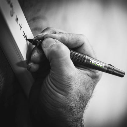 Permanentmarker med ultrafin/fin dobbeltspiss – Svart