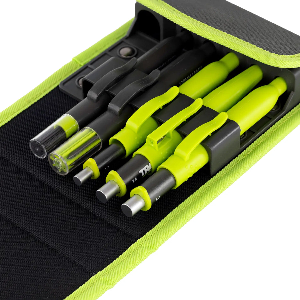 Tracer Construction Marker Pro-sett med oppbevaringsetui – 5 deler