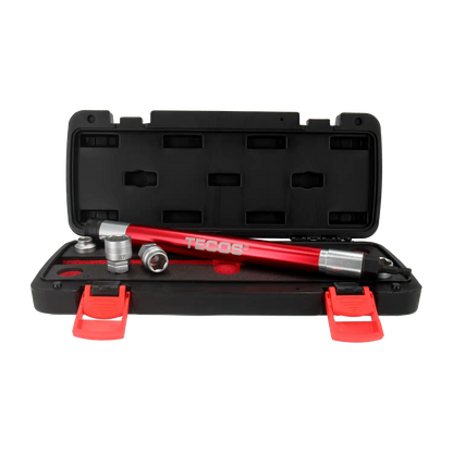 Skruenøkkelsett for dype muttere – 4 deler, 10–19 mm