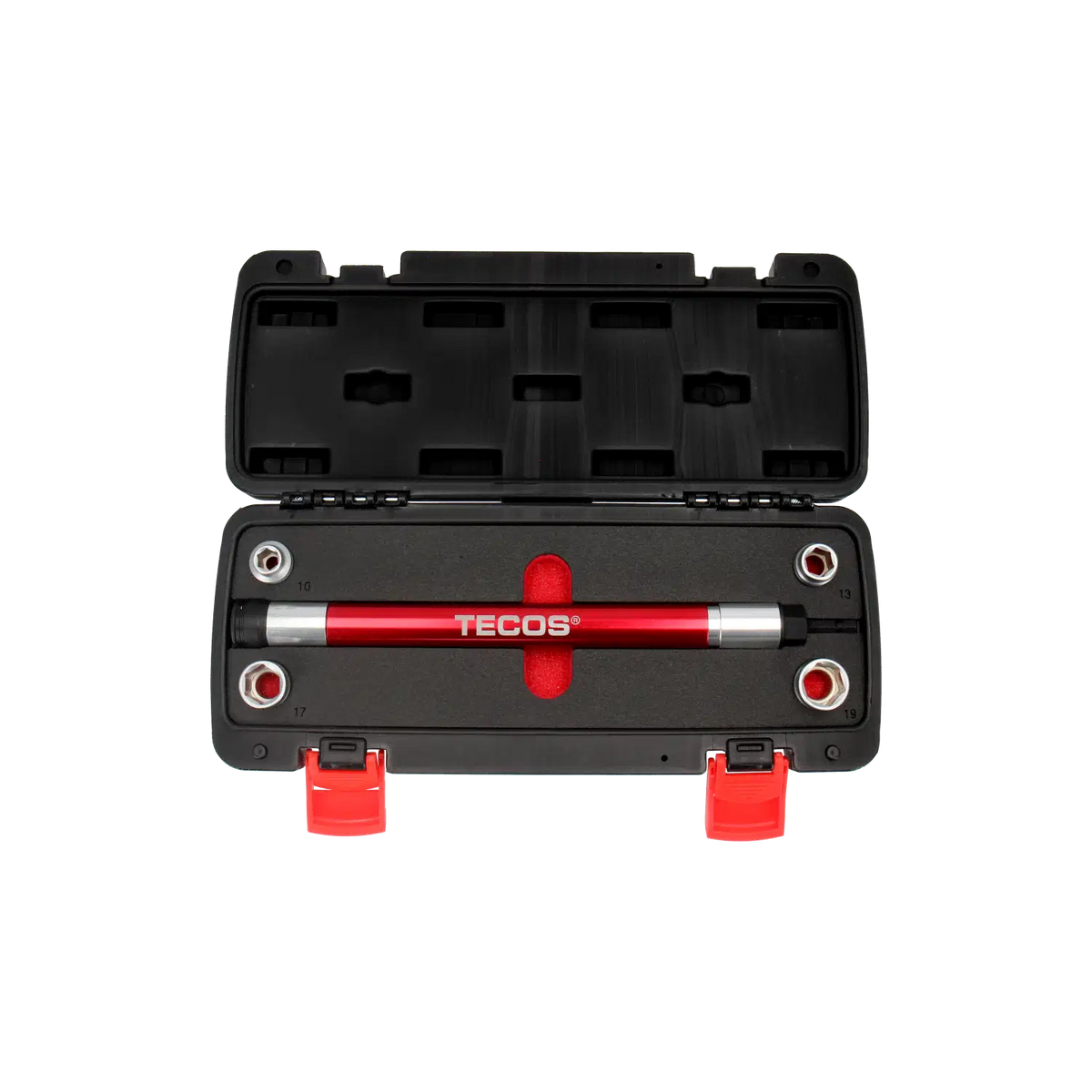 Skruenøkkelsett for dype muttere – 4 deler, 10–19 mm
