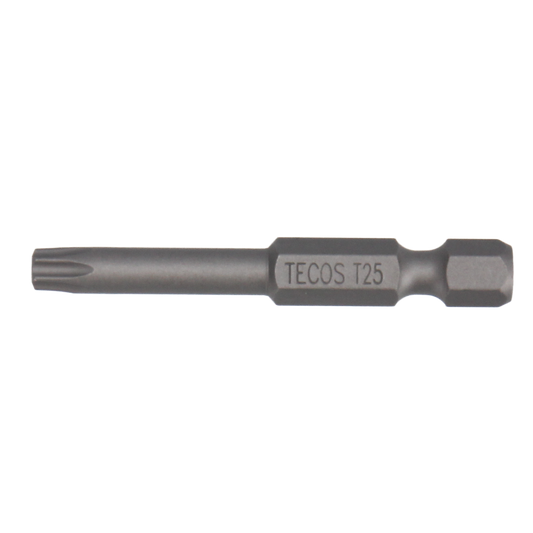 Tecos Torx Bits TX25 × 50 mm, 3 stk.