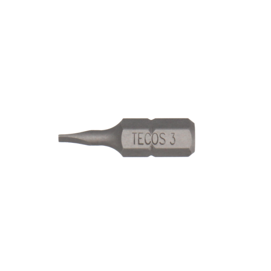 Tecos Bits , Rett - 5 × 0,8 mm - 25 mm - 10 stk.