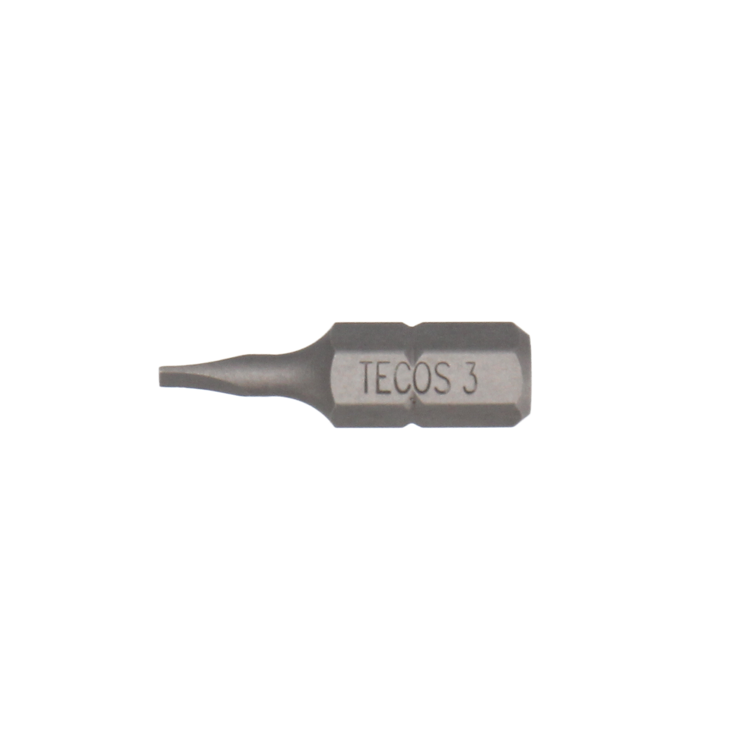 Tecos Bits , Rett - 3 × 0,5 mm - L25 mm - 10 stk.