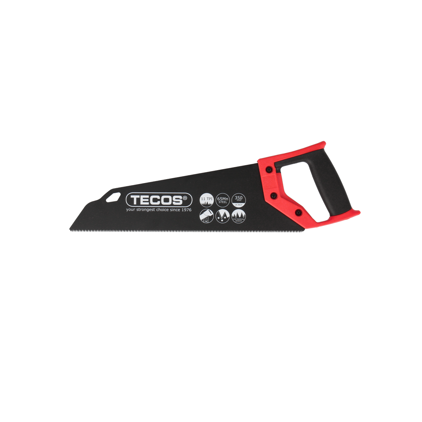 Tecos Håndsag TX-14-11 - 65Mn sort 350 11 TPI