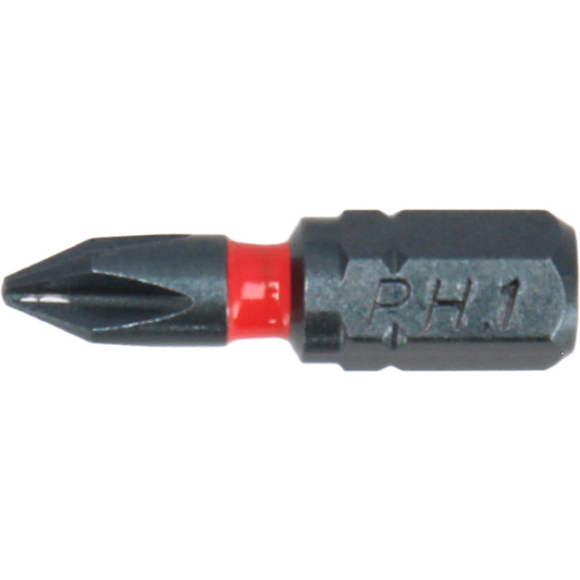 Tecos Impact PH Bits PH1 × 25 mm - 3 stk.