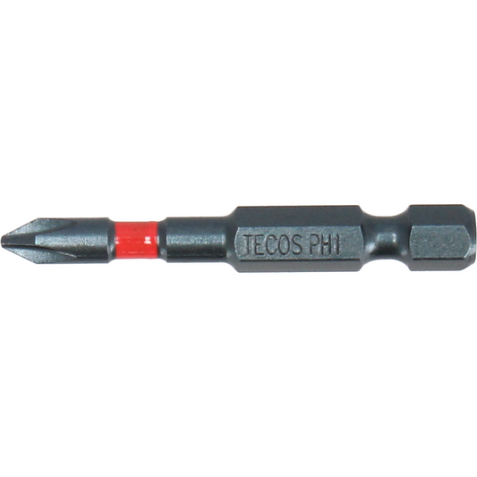 Tecos Impact PH Bits PH1 × 50 mm - 3 stk.