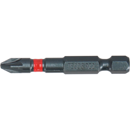 Tecos Impact  PZ Bits PZ2 × 50 mm - 3 stk.