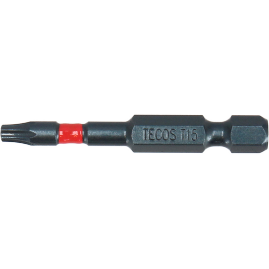 Tecos Impact  Torx Bits TX15 × 50 mm - 3 stk.